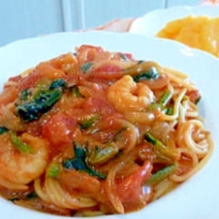 えびとほうれん草のトマトクリームソーススパゲティ レシピ 作り方 By あやちか 楽天レシピ えびとほうれん草のトマトクリームソーススパゲティ レシピ 作り方 By あやちか 楽天レシピ